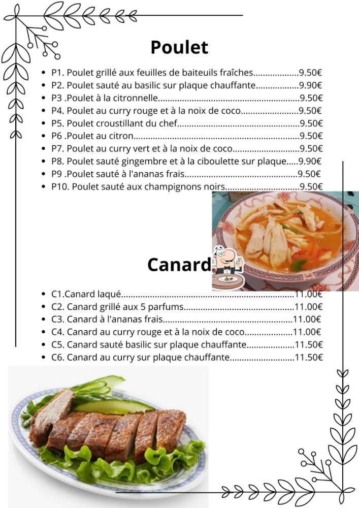 Restaurant jasmin thai - Menu Image 1