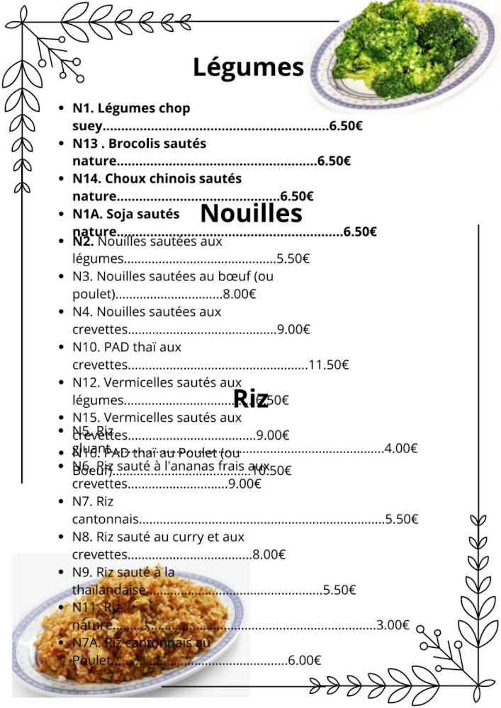 Restaurant jasmin thai - Menu Image 3