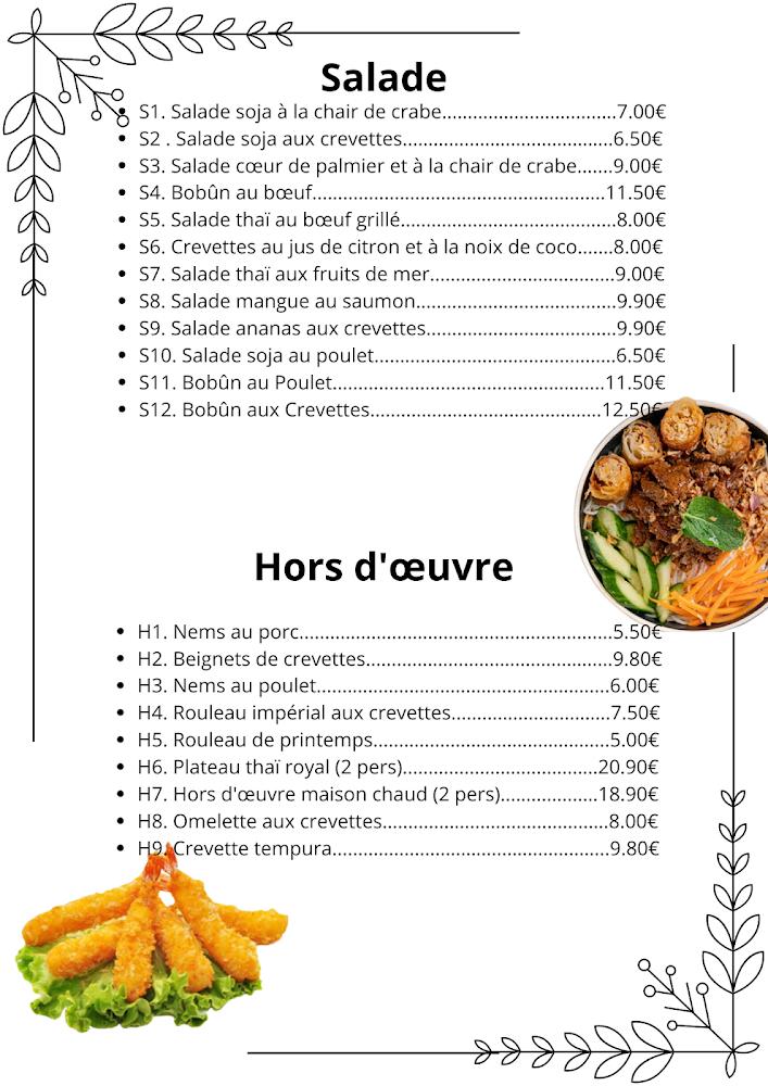 Restaurant jasmin thai - Menu Image 4